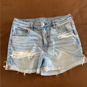American Eagle Outfitters Women's Light Blue Denim Shorts